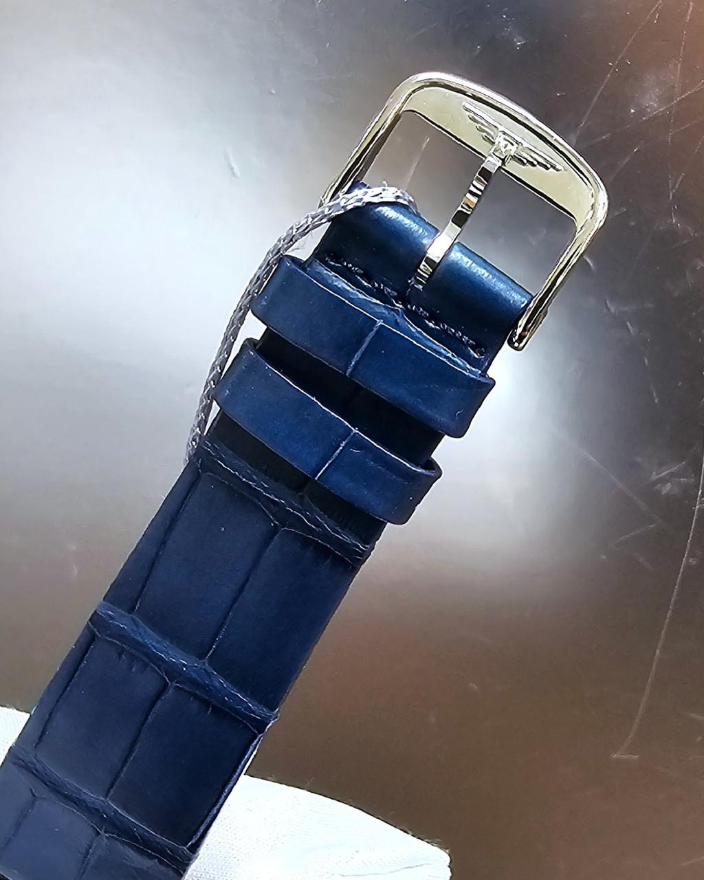LONGINES La Grande Classique 37MM Blue Dial Leather Men's Watch L4