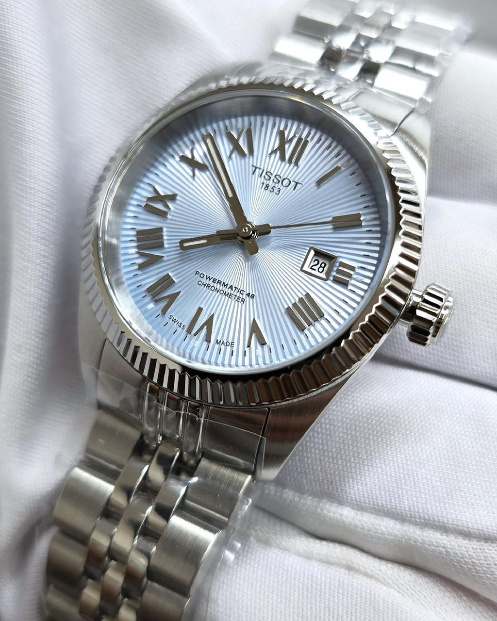 TISSOT Ballade Chronometer Automatic SS 30MM Blue Dial Women's