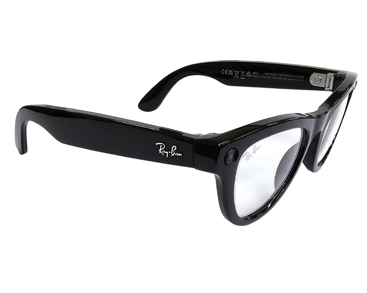 RAY-BAN Meta Skyler Shiny Black Transition AI Smart Glasses RW4010