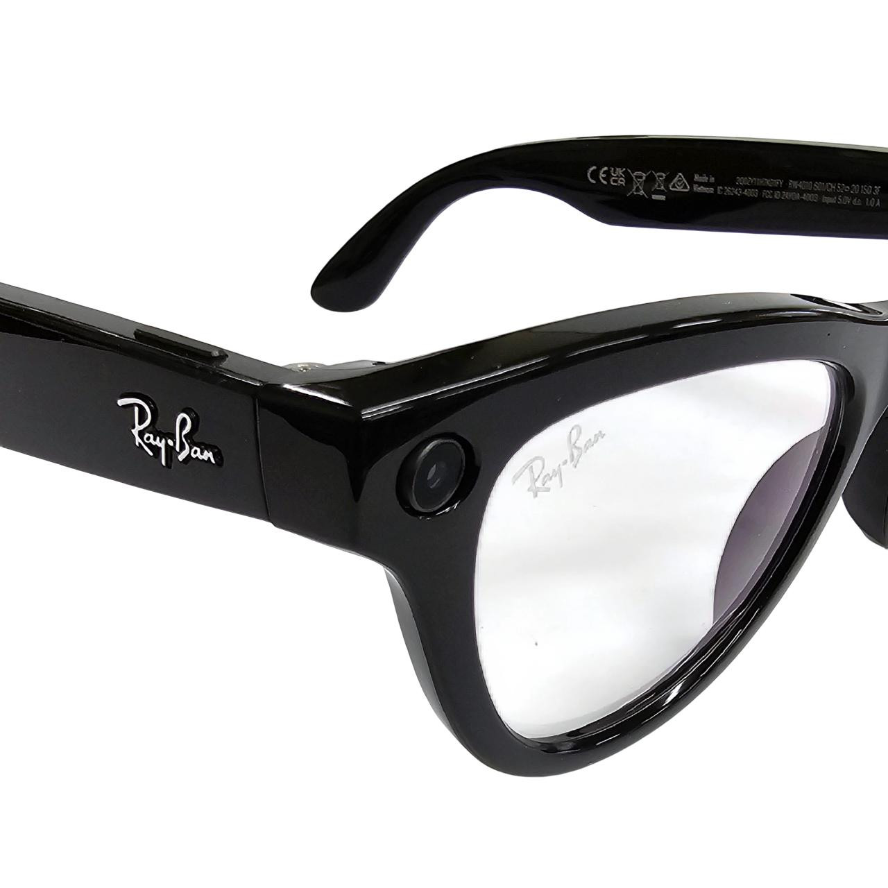 RAY-BAN Meta Skyler Shiny Black Transition AI Smart Glasses RW4010