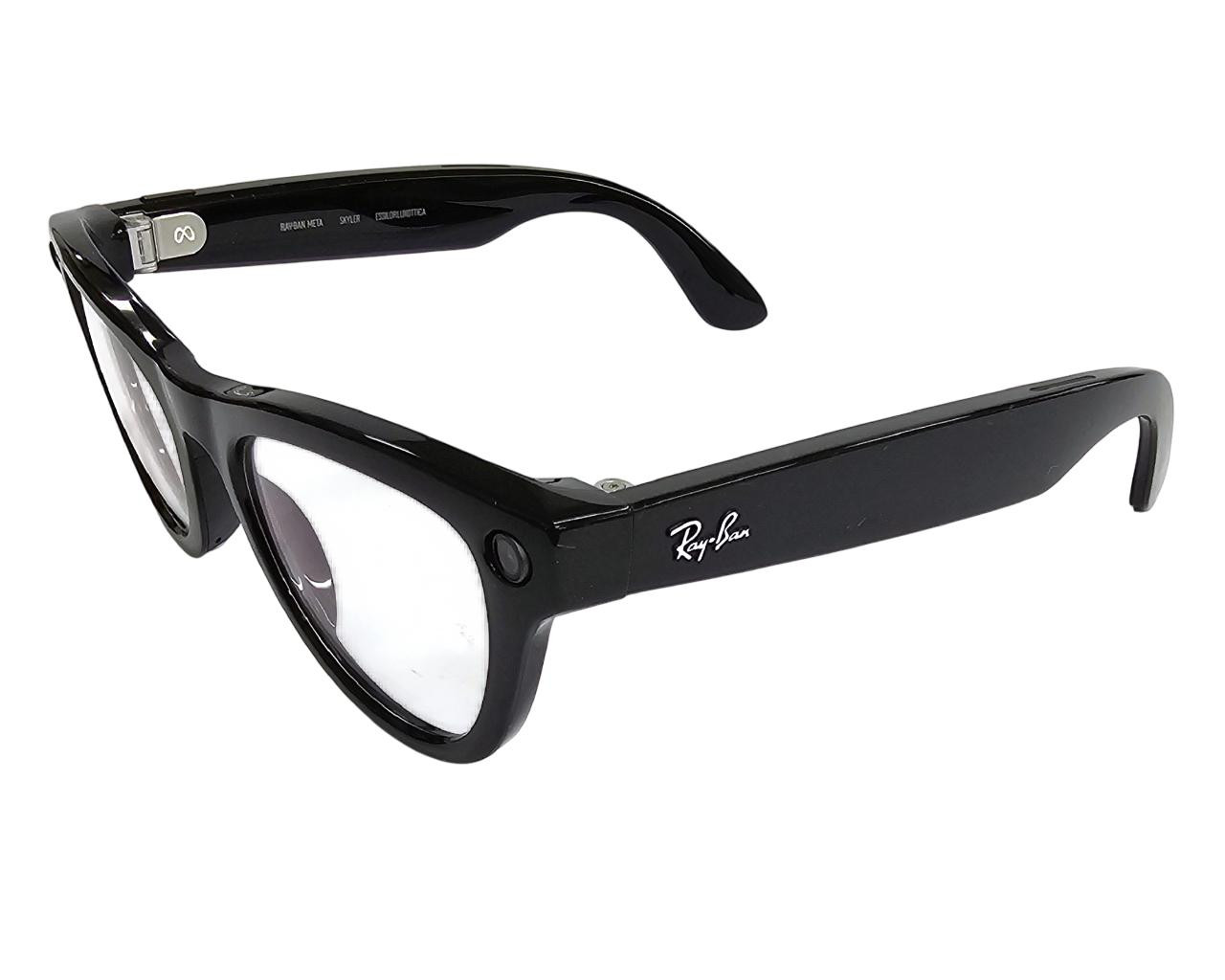 RAY-BAN Meta Skyler Shiny Black Transition AI Smart Glasses RW4010