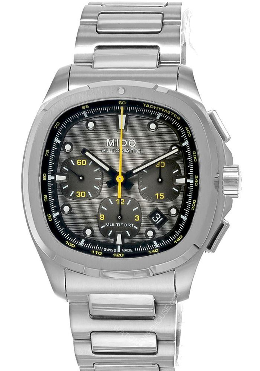 GUCCI Interlocking G Quartz SS 41MM Black Dial Men's Watch