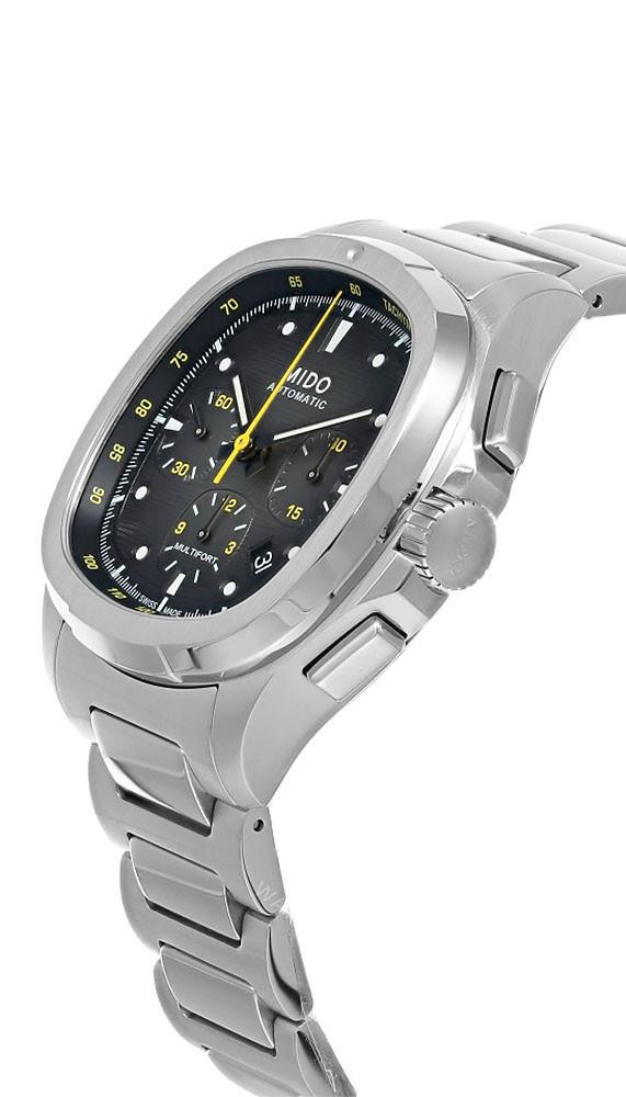 MIDO Multifort TV Chronograph 42MM Grey Dial Men's Watch M049