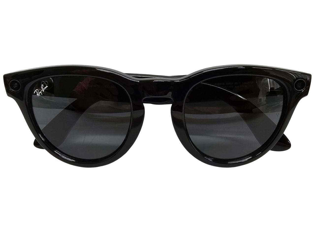 RAY-BAN Meta Headliner Shiny Black Low Bridge Fit AI Smart Glasses