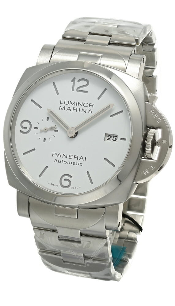 PANERAI Luminor Marina Automatic SS 44MM White Dial Men's Watch PAM01564 