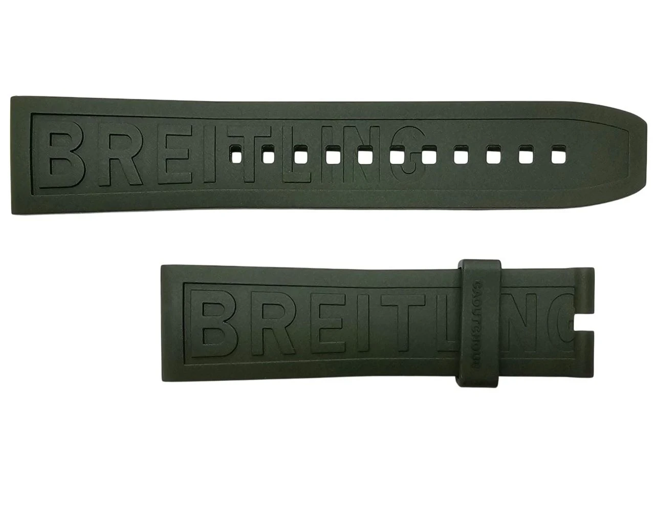 BREITLING Green Diver Pro 22/20MM Rubber Strap 188SS