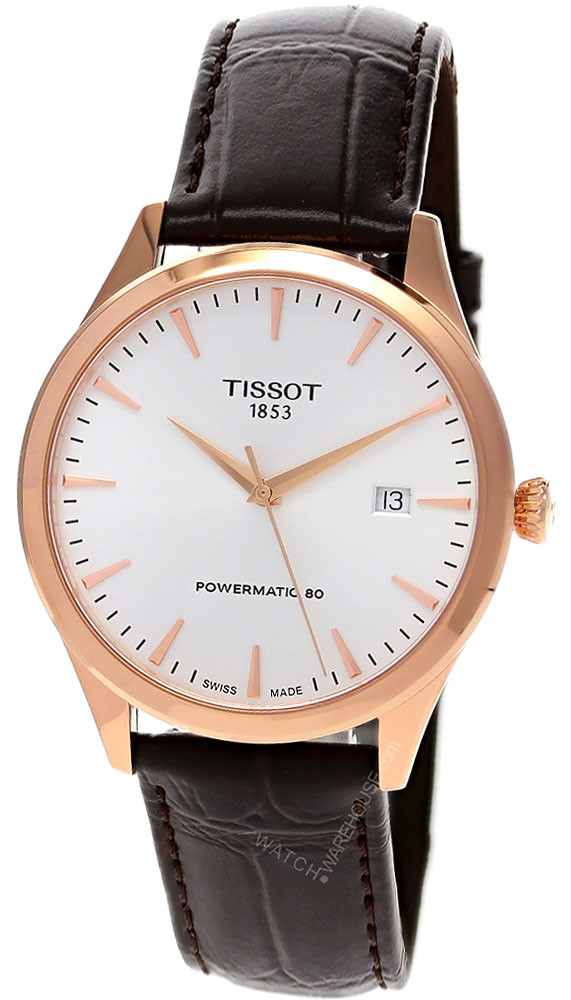 TISSOT Classic Dream Automatic 40MM Silver Dial Leather Men's Watch T158.407.36.031.00
