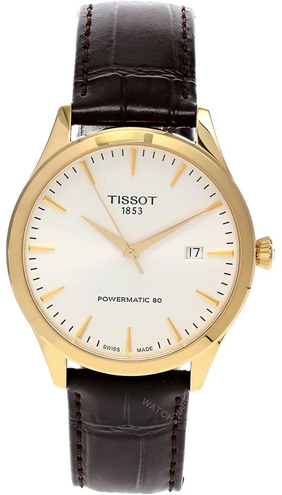 TISSOT Classic Dream Automatic 40MM Ivory Dial Leather Men's Watch T158.407.36.261.00 / T1584073626100