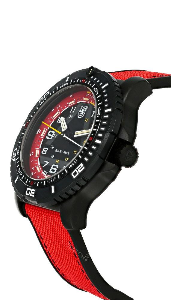LUMINOX ICE-SAR 1080 Series Artic Quartz 46MM Red Rubber Men's