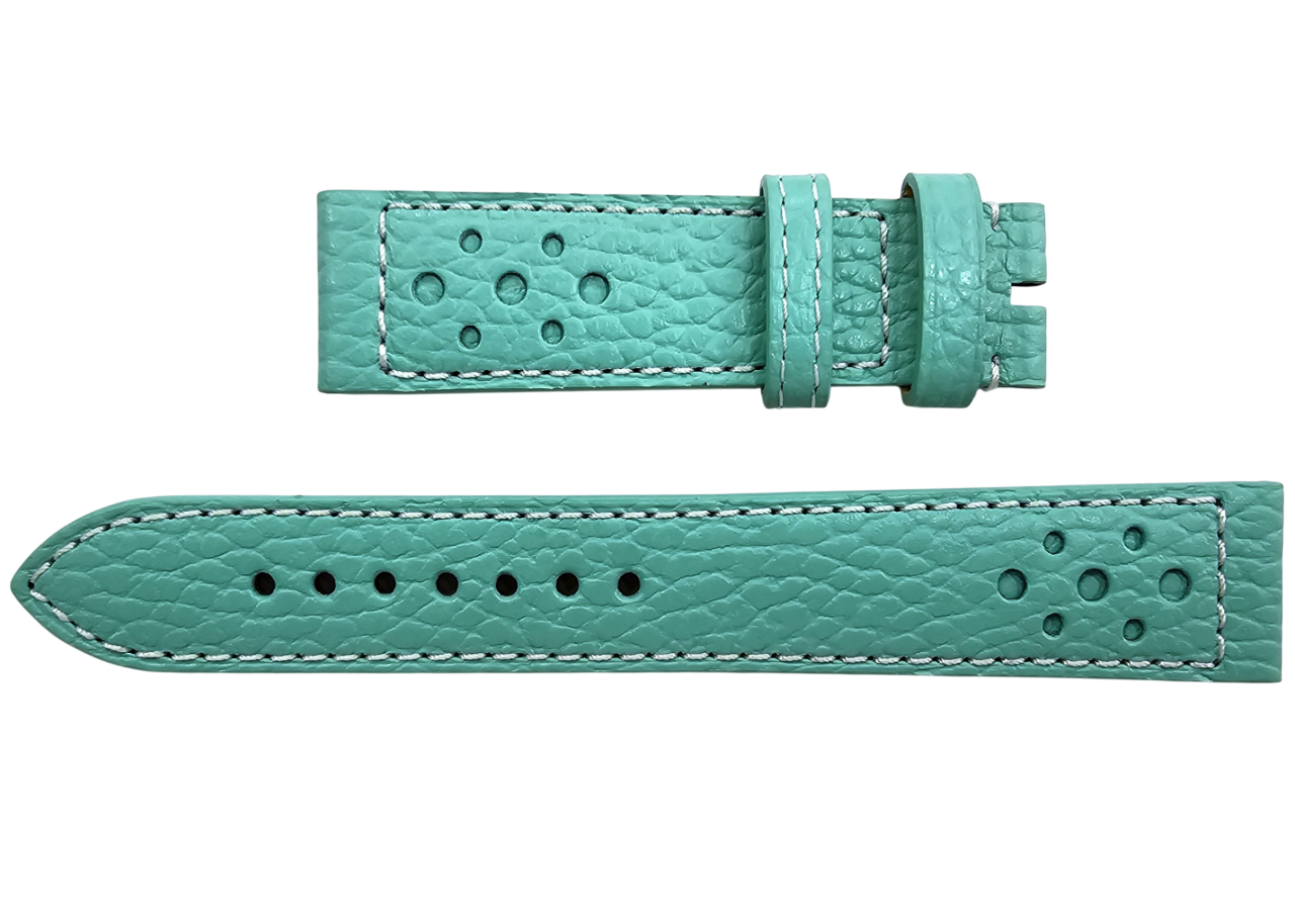 BREITLING Aqua Racing-Themed 20/18MM Calfskin Leather Strap 648X