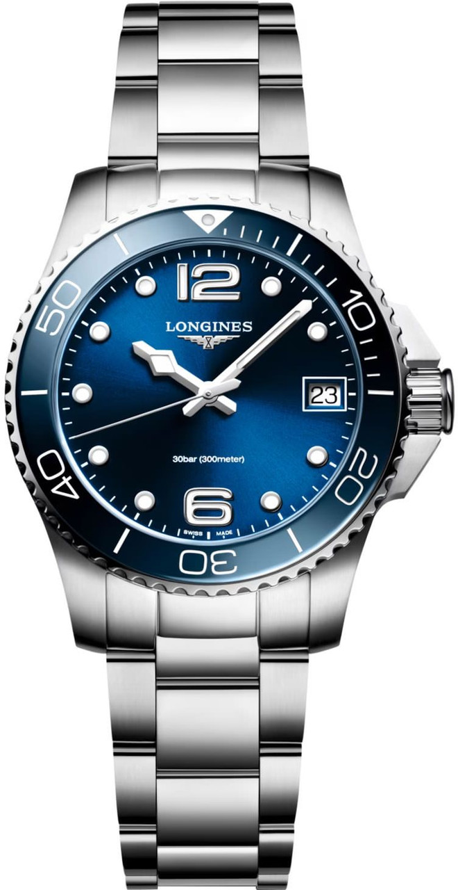 LONGINES HydroConquest Quartz 32MM Blue Dial Women's Watch L3.370.4.96.6 / L33704966