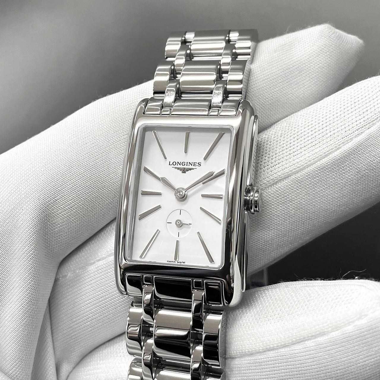 LONGINES DolceVita Quartz 23MM White Dial Women's Watch L5.512.4