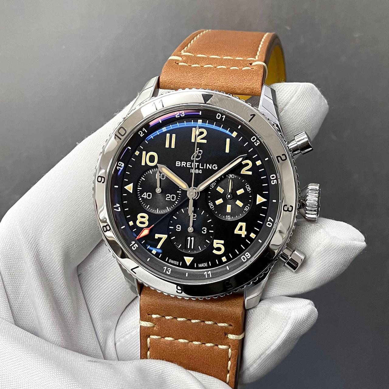 BREITLING Super AVI B04 P-51 Mustang Chronograph 46MM Black Dial