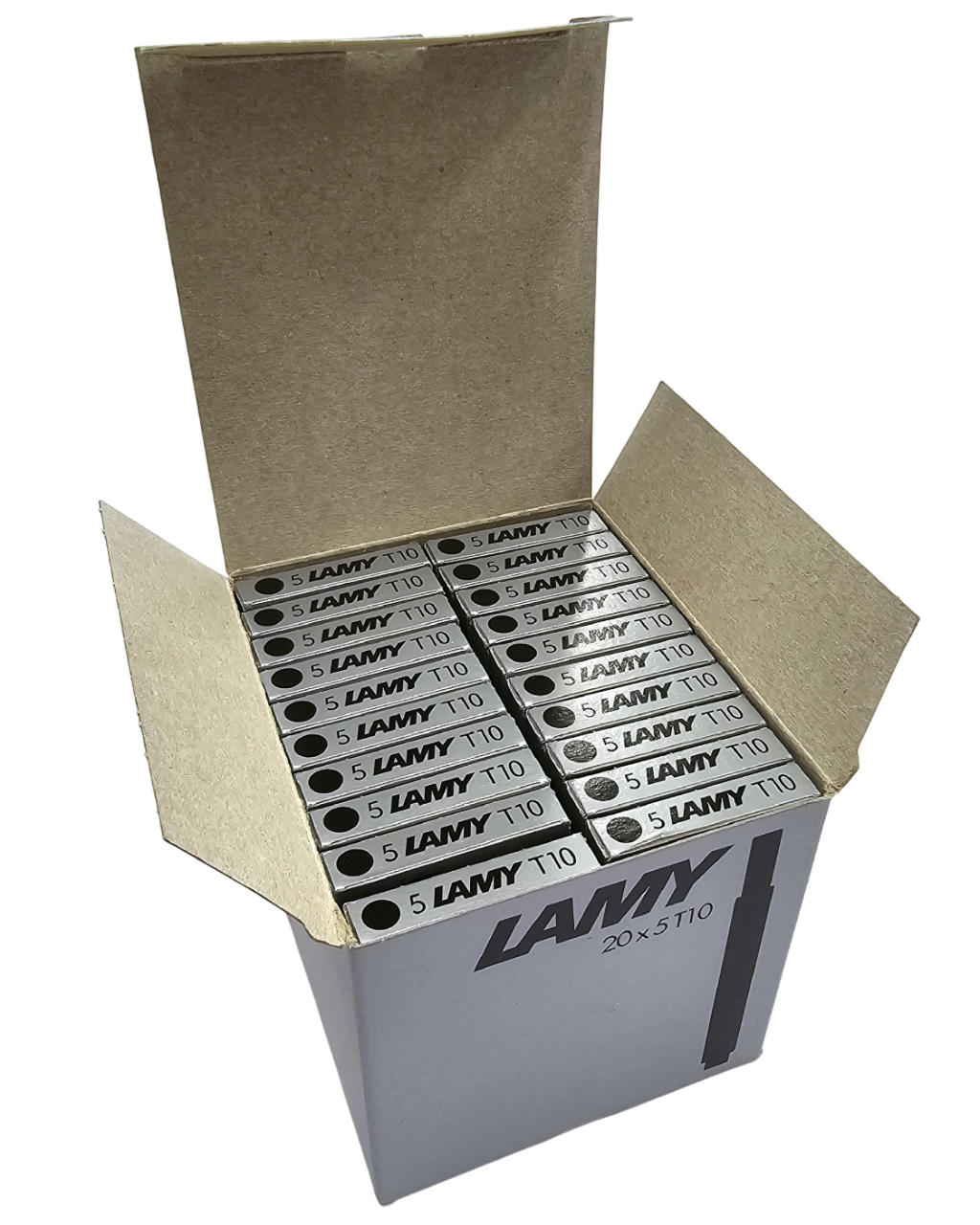 LAMY T 10 Black 20 Pack Ink Cartridge 11202075