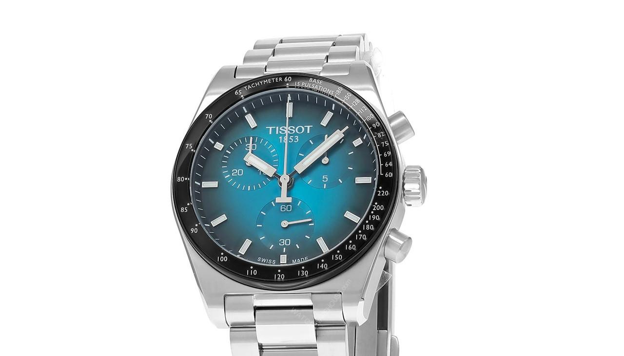 TISSOT PR516 Quartz 40MM Graded Blue-Black Men's Watch T149.417.11