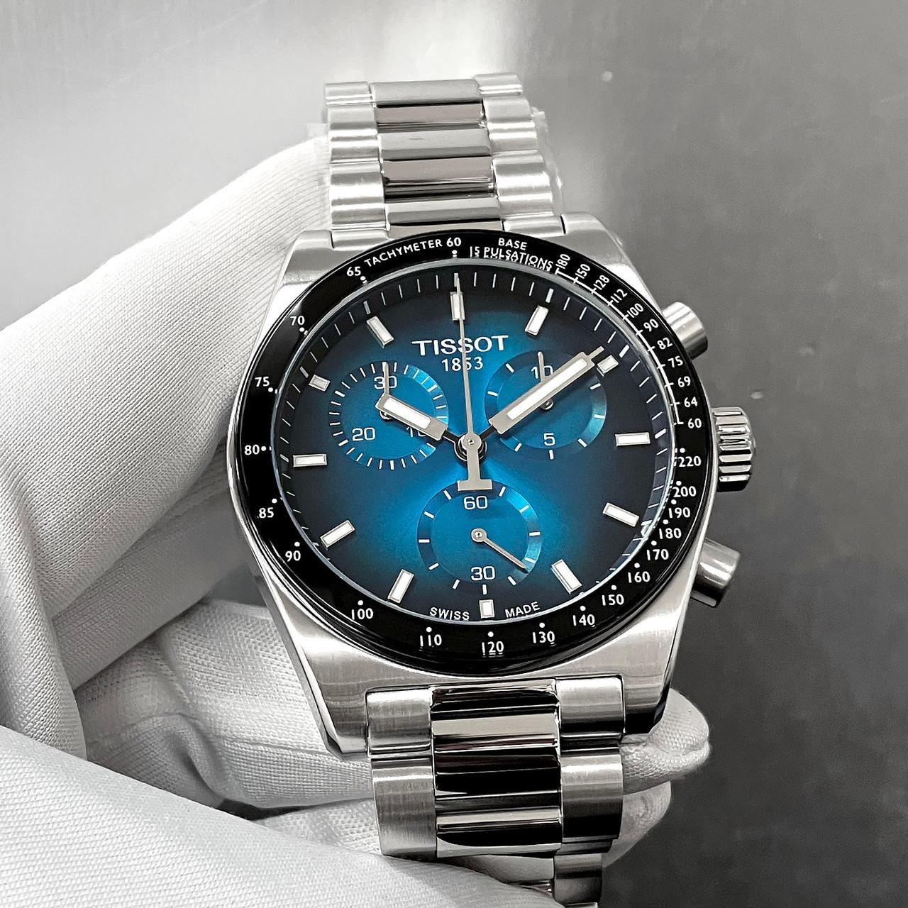 TISSOT PR516 Quartz 40MM Graded Blue-Black Men's Watch T149.417.11