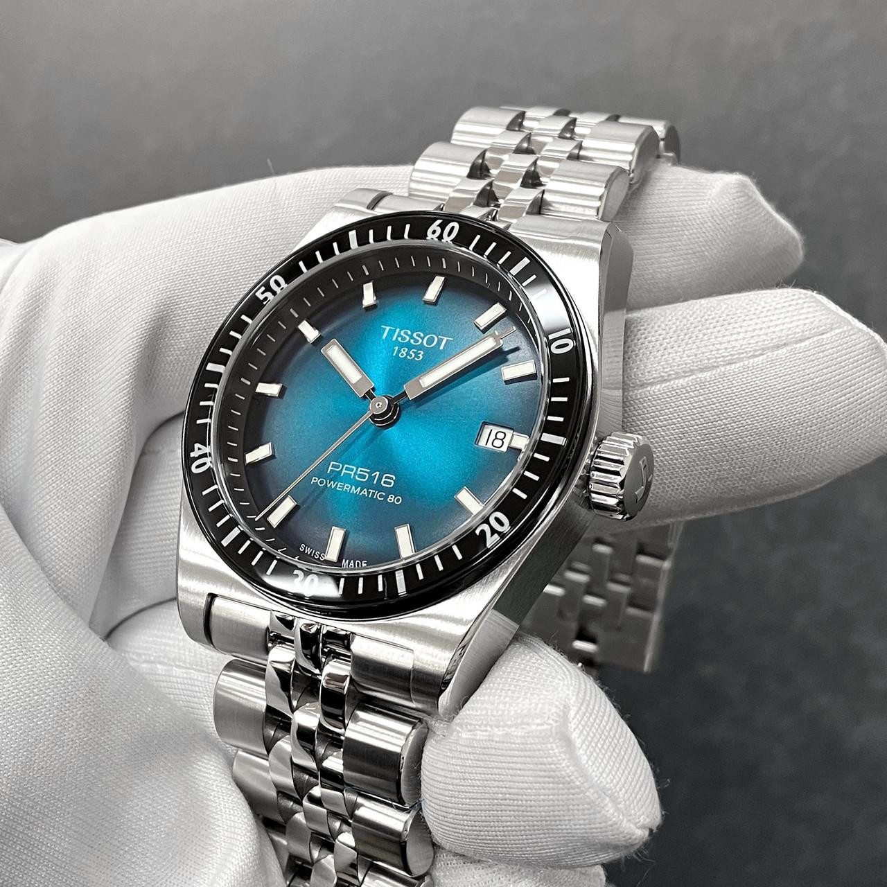 TISSOT PR516 Automatic 38MM Graded Blue-Black Men's Watch T149