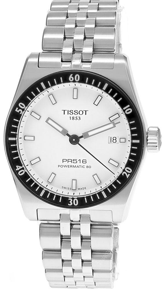 TISSOT Powermatic 80 Day Date SS Black Dial Men's Watch
