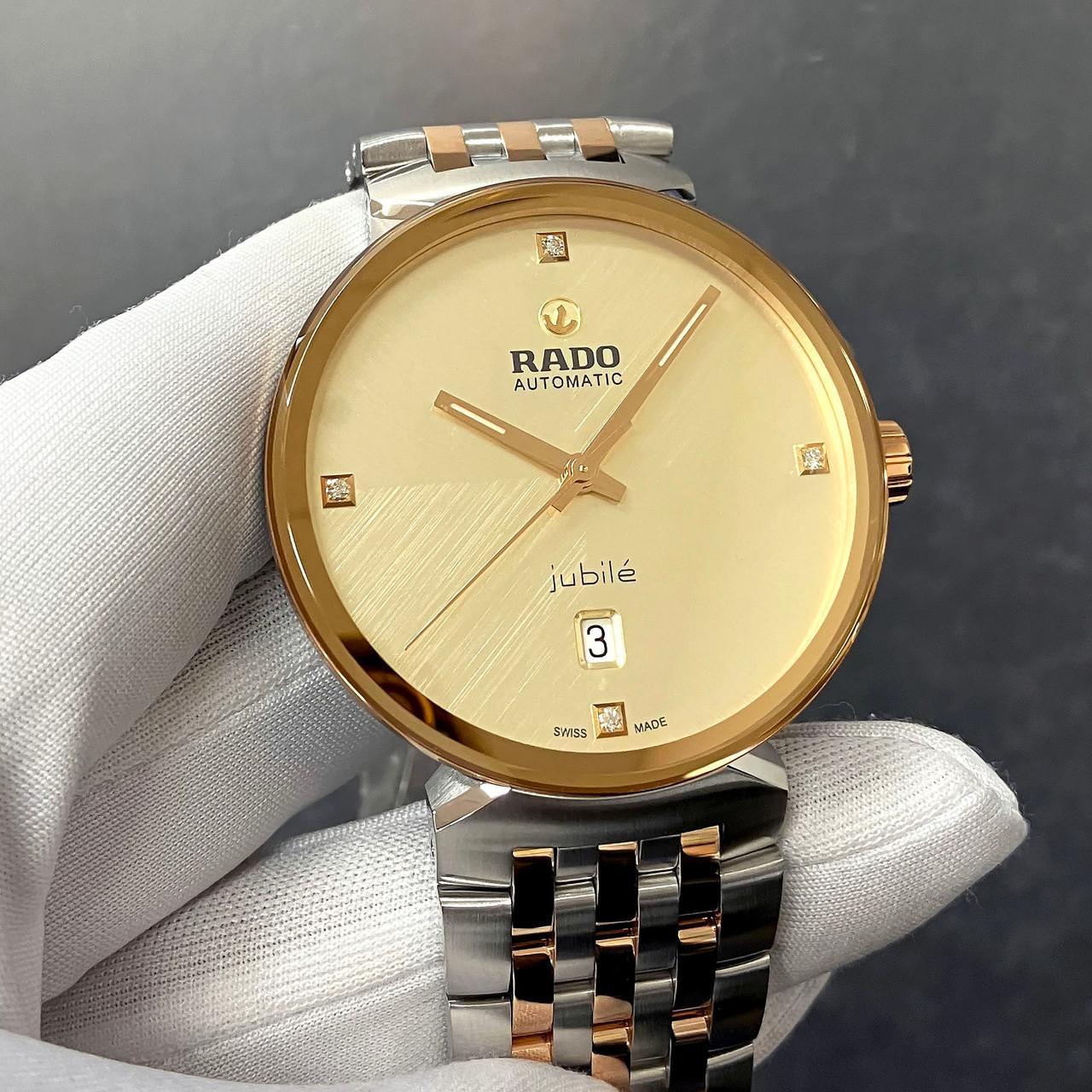 RADO Florence Automatic 39MM Champagne Dial Two-Toned Men's Watch