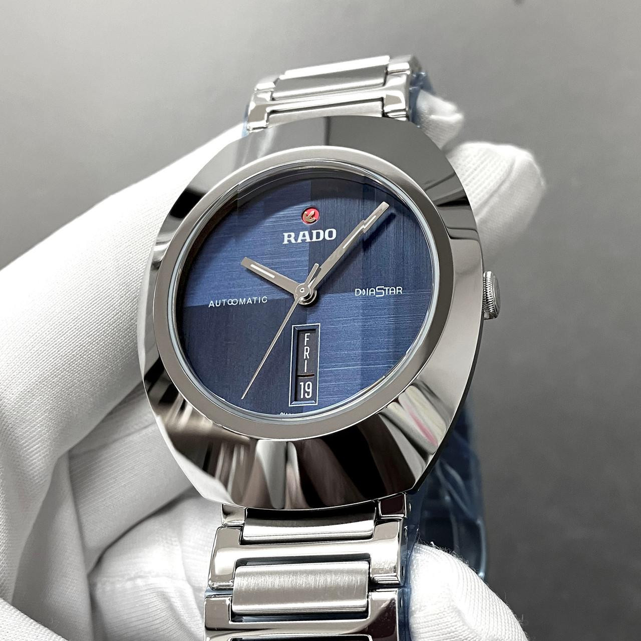 RADO DiaStar Original Automatic SS 38MM Blue Dial Men's Watch