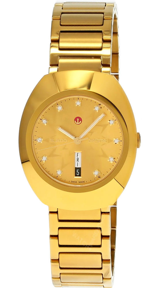 RADO DiaStar Original Automatic SS 38MM Gold Dial Men's Watch R12161663