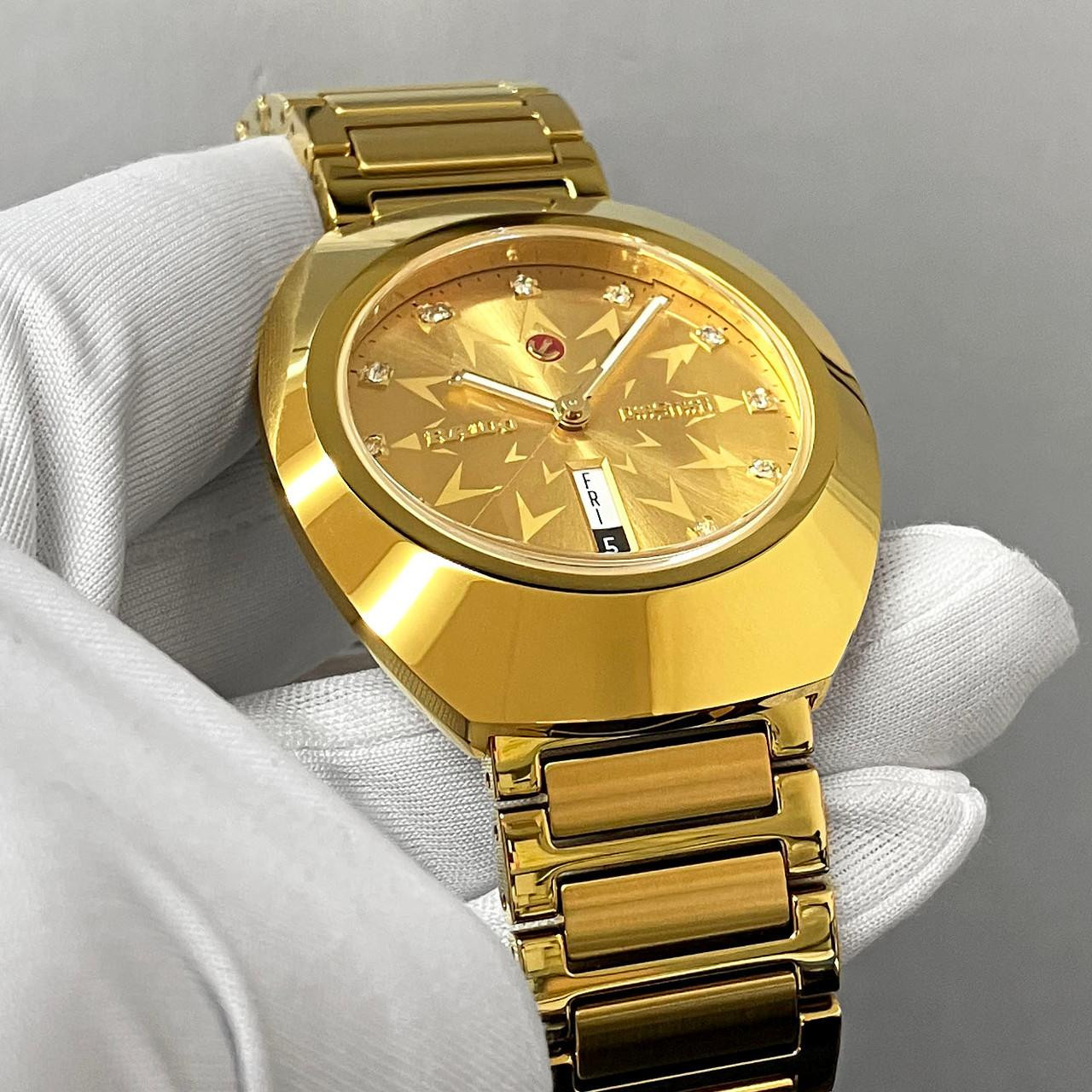 RADO DiaStar Original Automatic SS 38MM Gold Dial Men's Watch