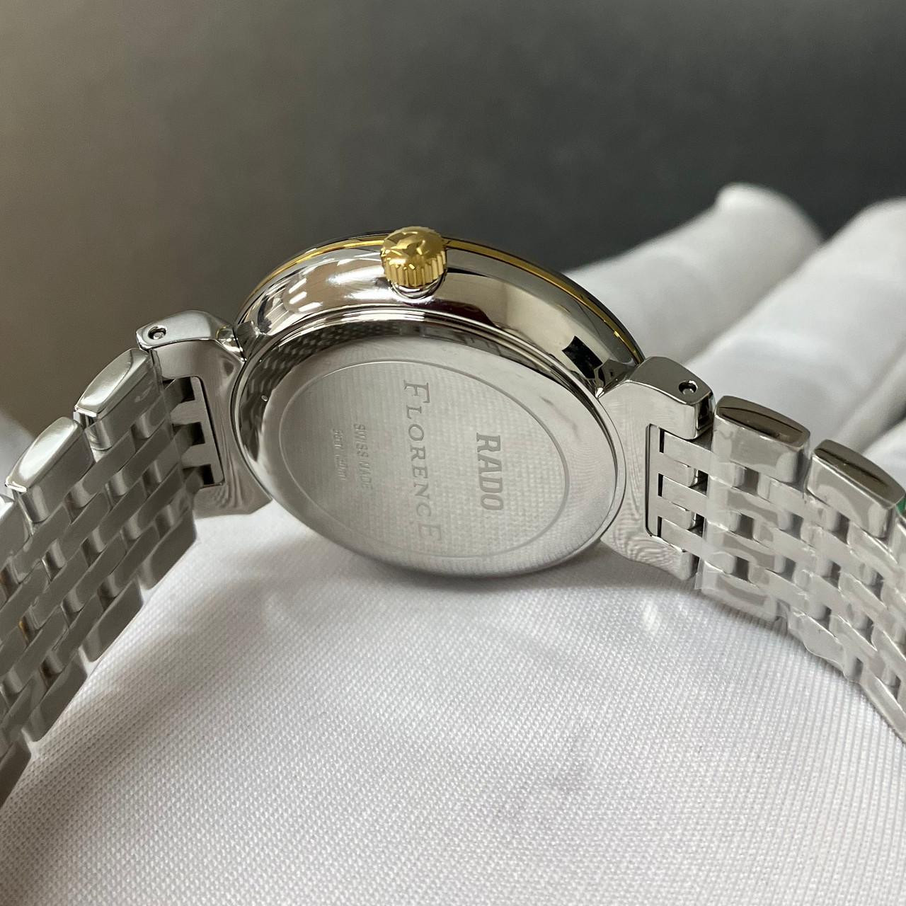 RADO Florence Quartz 30MM Black Diamond Dial Two-Toned Women's