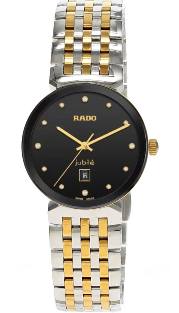 RADO Florence Quartz 30MM Black Diamond Dial Two-Toned Women's Watch R48913743