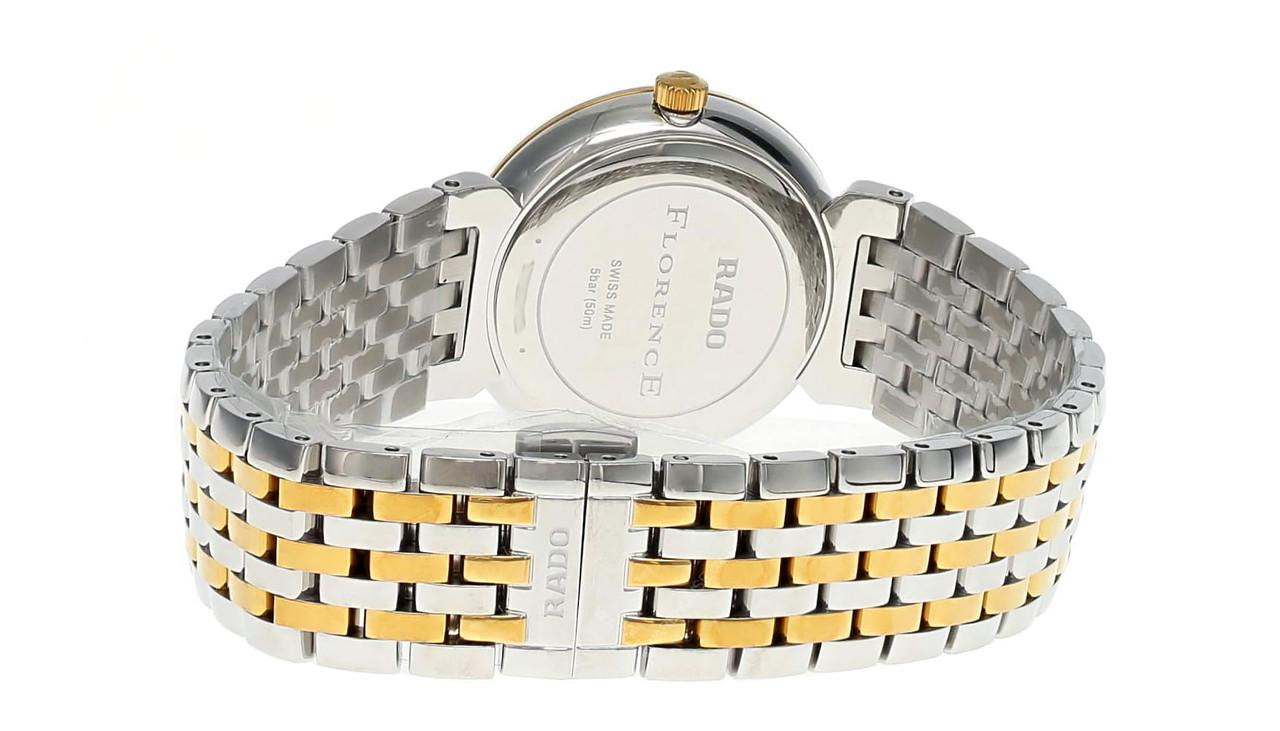 RADO Florence Quartz 30MM Black Diamond Dial Two-Toned Women's
