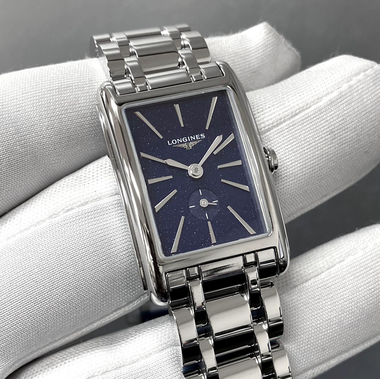 LONGINES DolceVita Quartz SS 20MM Blue Dial Women's Watch L5.255.4