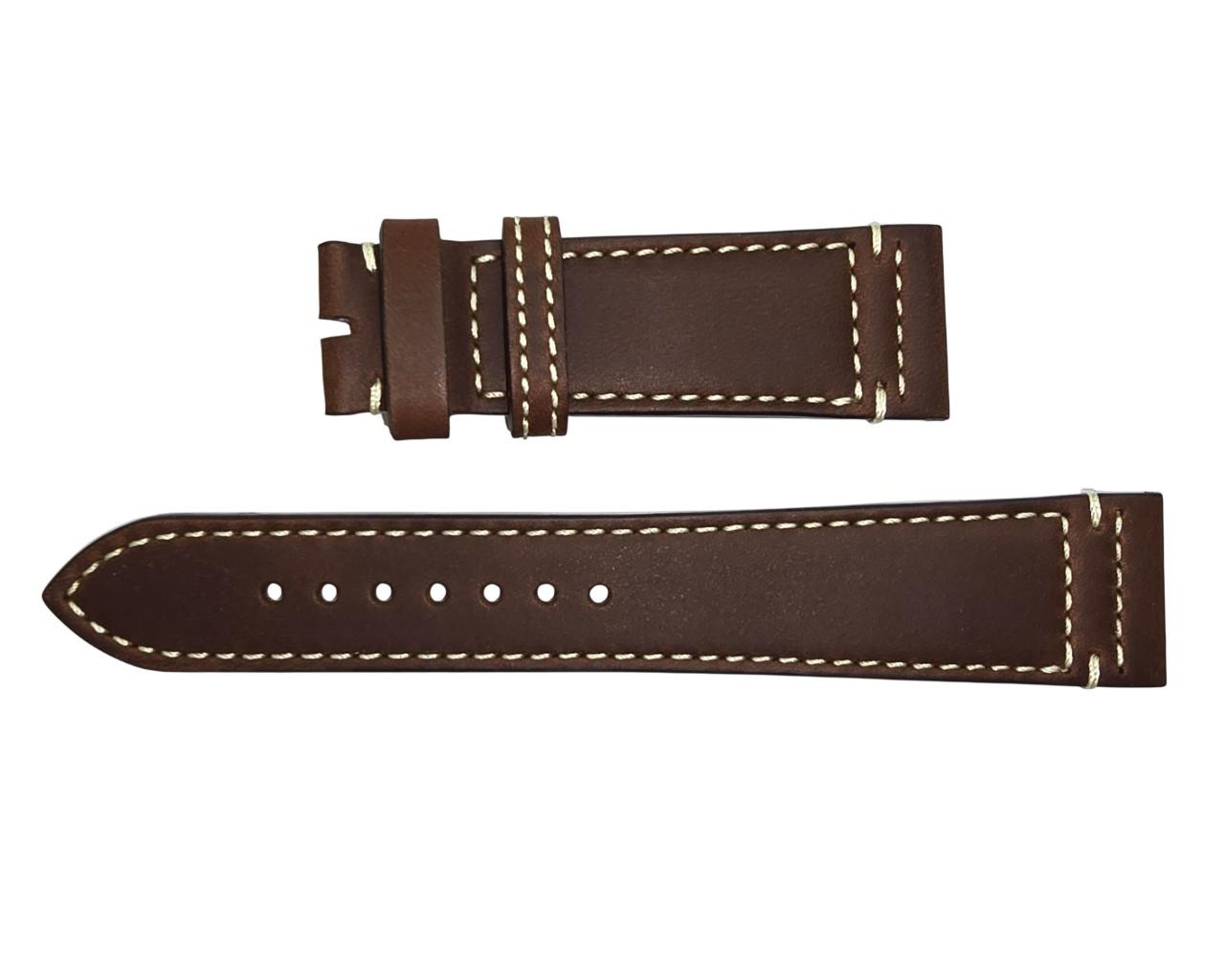 BREITLING Brown 22/18MM Drakkar Calfskin Leather Strap 535X | Fast