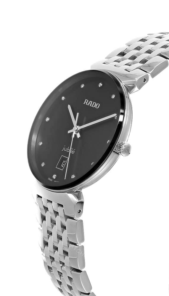 RADO Florence 腕時計 クォーツ ブラック RADO Florence Quartz 38MM Black Diamond Dial Men's Watch R48912733