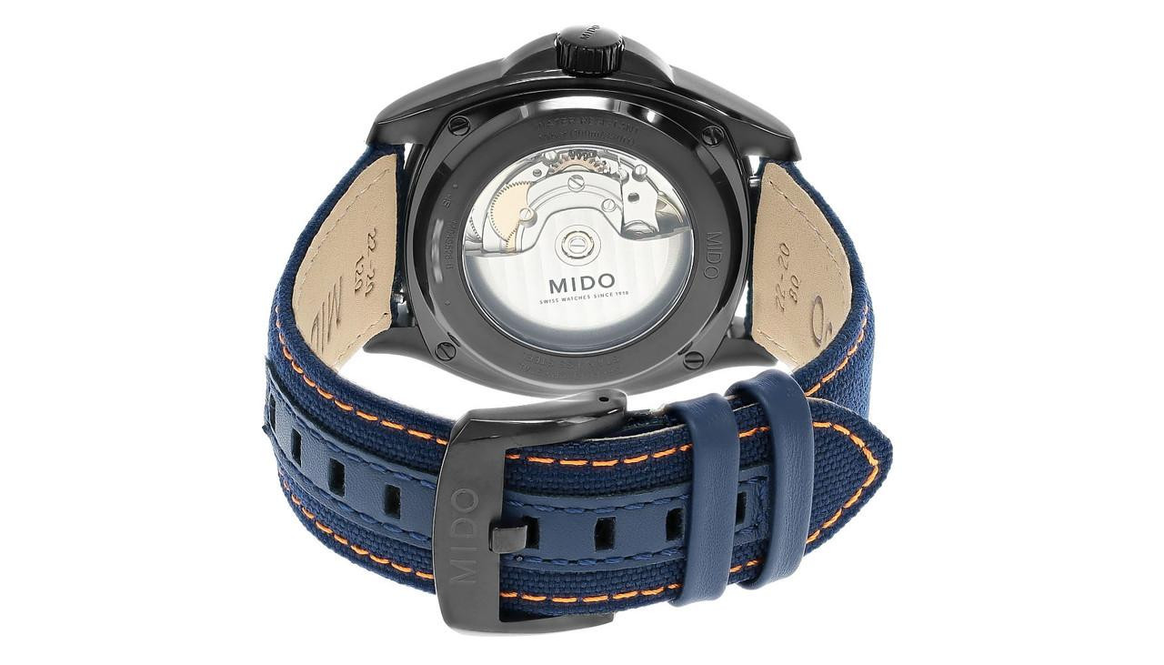 MIDO Multifort TV Big Date Automatic 40MM Blue Dial Men's Watch