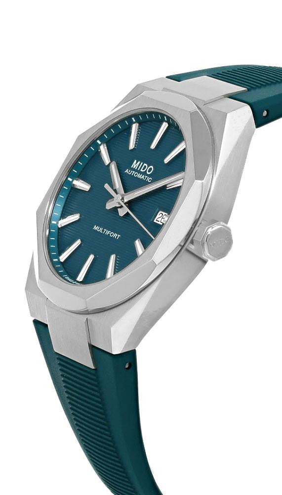 MIDO Multifort 8 One Crown AUTO 40MM Green Dial Rubber Men's Watch