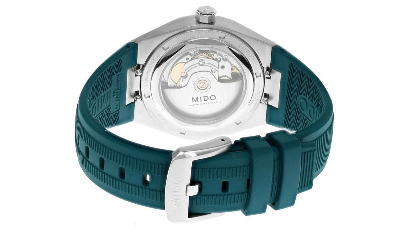 MIDO Multifort 8 One Crown AUTO 40MM Green Dial Rubber Men's Watch