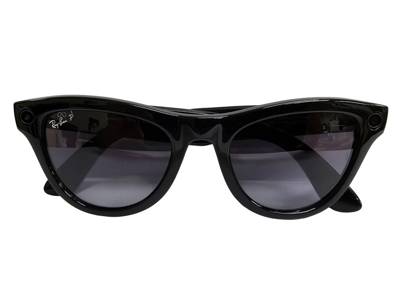 RAY-BAN Meta Skyler GEN 2 Shiny Black Cat Eye Polarized AI Smart