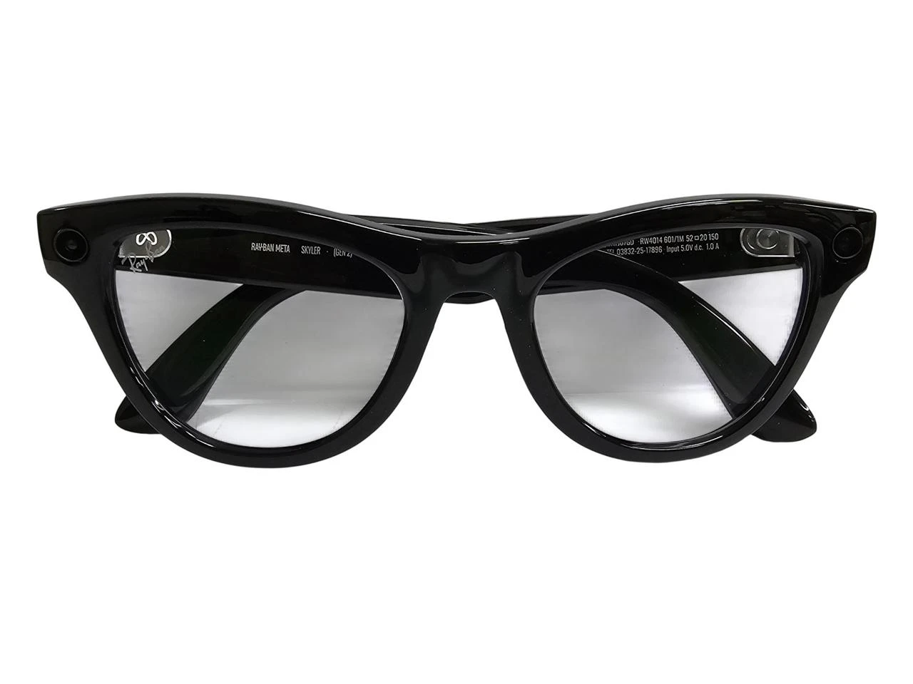 RAY-BAN Meta Skyler GEN 2 Shiny Cat Eye Graphite Green Transition