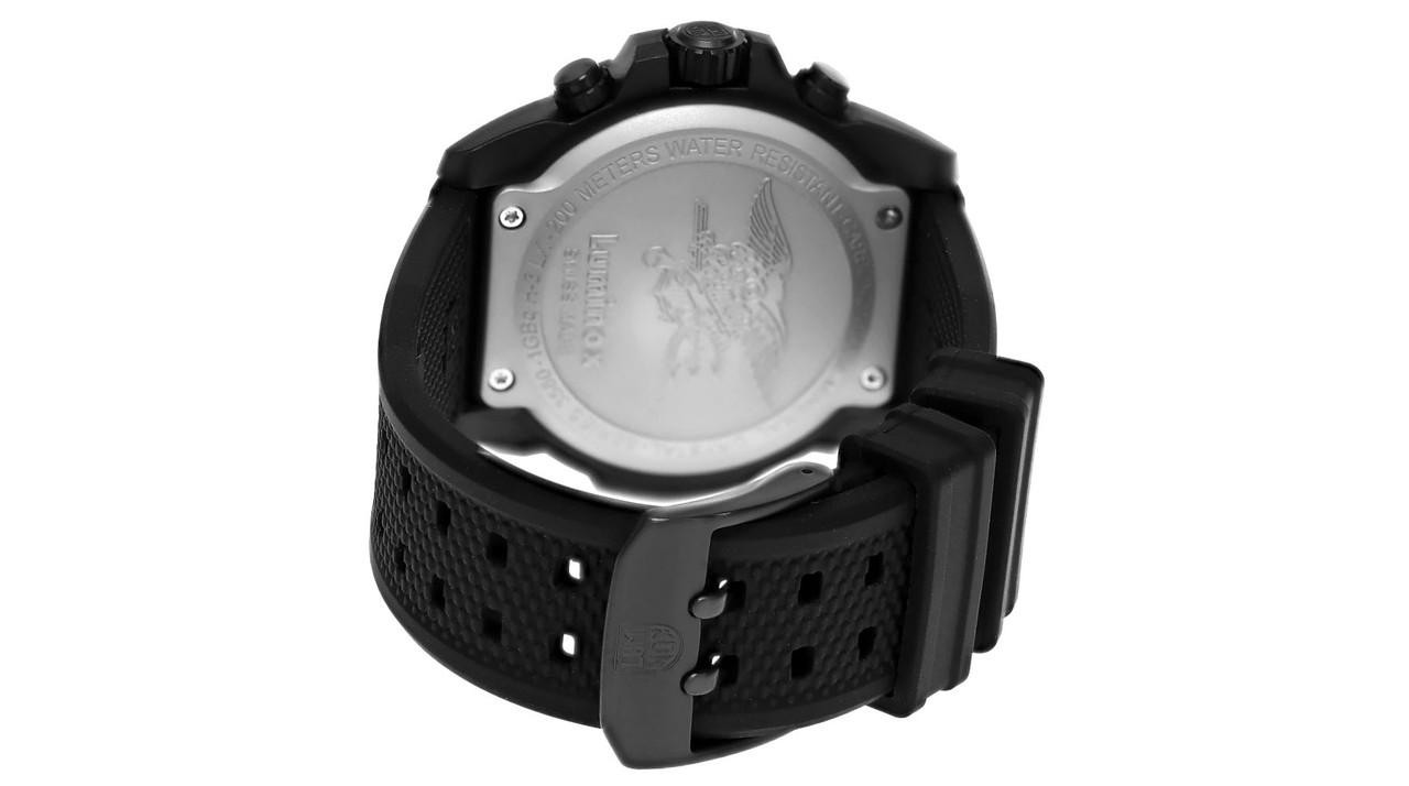 LUMINOX Navy SEAL Chronograph 45MM Black Dial Rubber Men's Watch