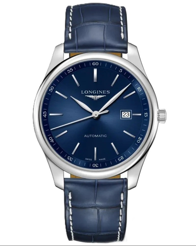 LONGINES Master Collection Auto 42MM Blue Dial Leather Men's Watch L2.893.4.92.0 / L28934920