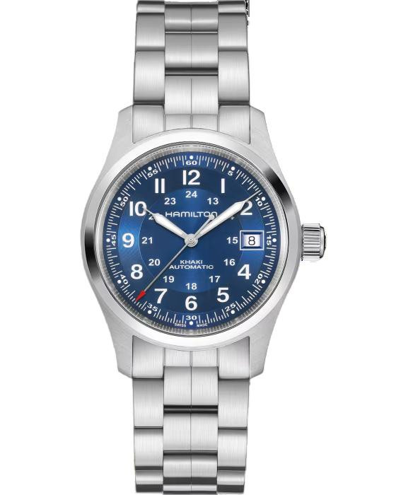 Hamilton watches HAMILTON Khaki Field Automatic 38MM Blue Dial SS Men's Watch H70455140 