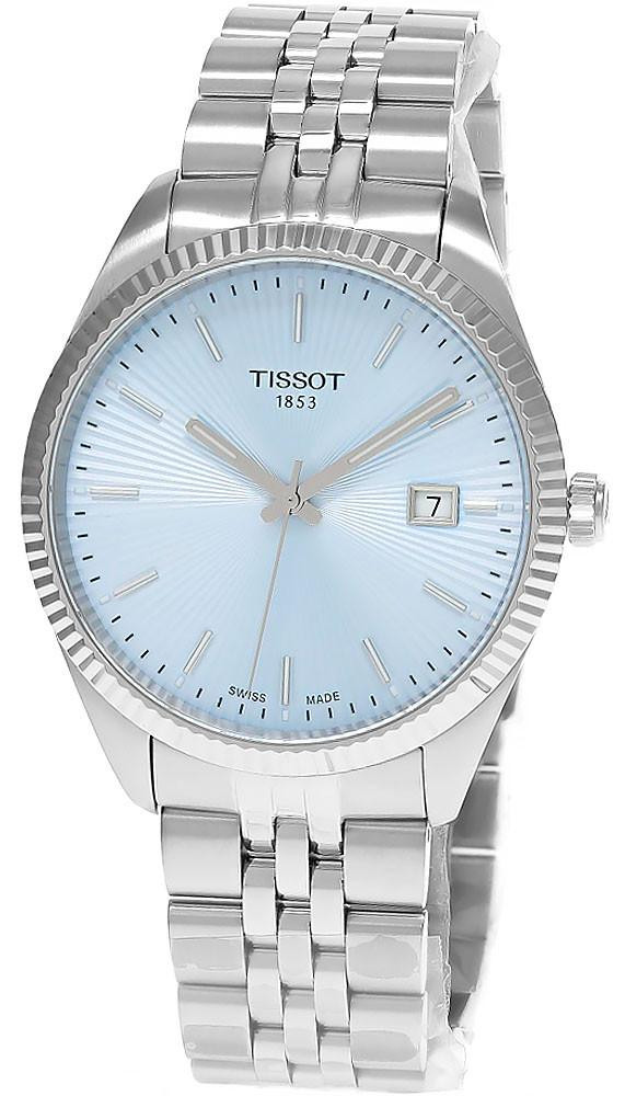 Tissot watches TISSOT Ballade Quartz SS 40MM Ice Blue Dial Men's Watch T156.410.11.351.00 