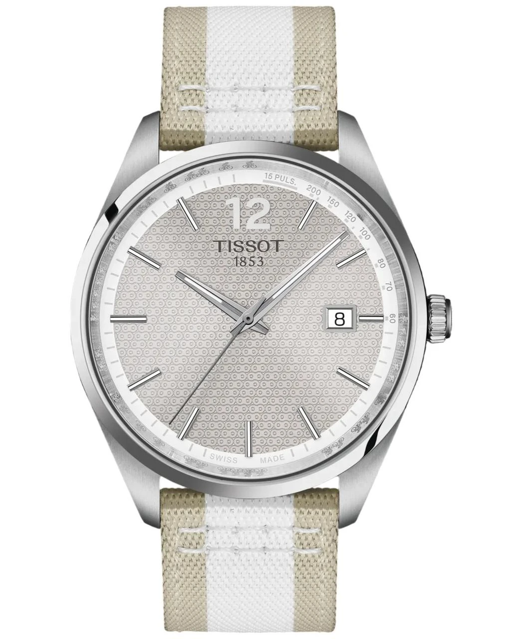 Tissot watches TISSOT PR 100 Cycling Quartz 40MM Gray Dial Textile Strap Men's Watch T150.410.17.037.00 