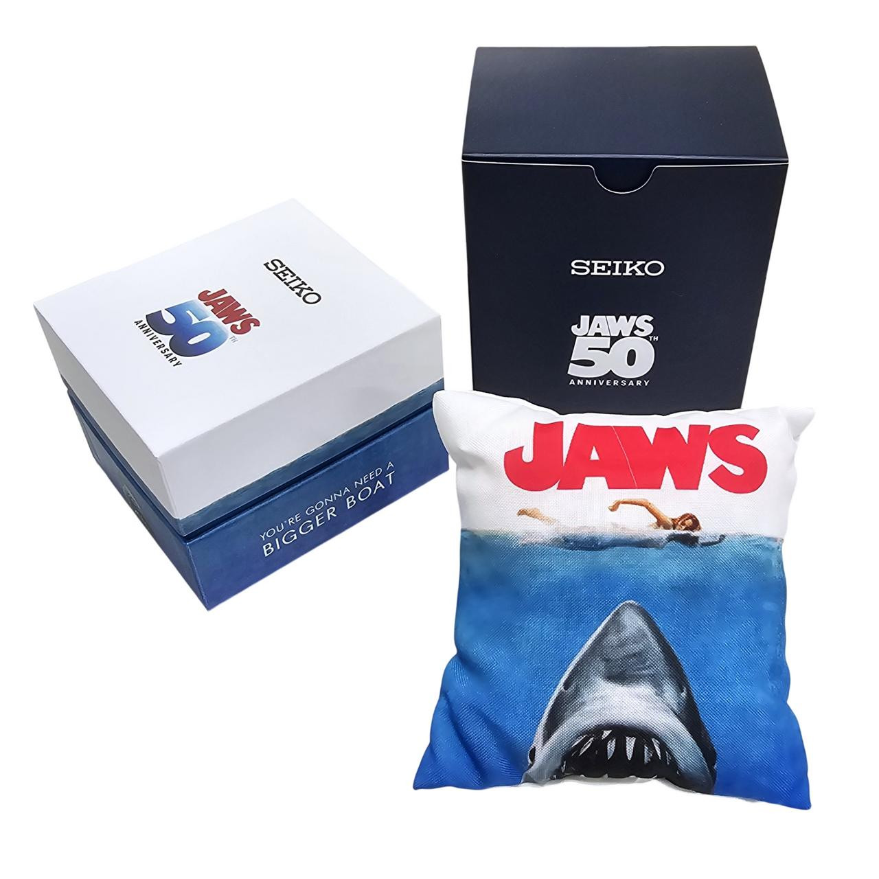 Seiko watches SEIKO Prospex JAWS Limited Edition Automatic 45MM Ombre Dial Silicone Men's Watch SRPL81 