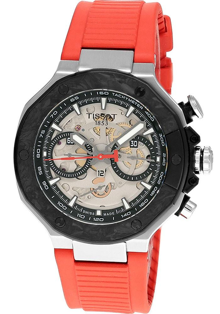 Tissot watches TISSOT T-Race MotoGP 2026 AUTO Chronograph 45MM Red Rubber Men's Watch T141.462.27.051.00 