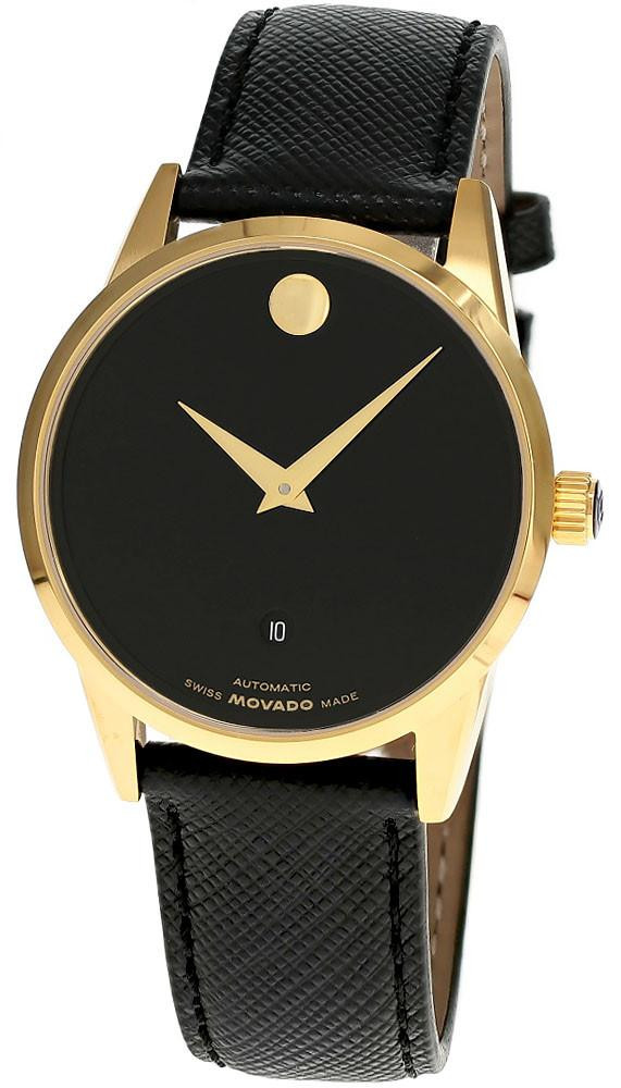 RADO Florence 23MM S-Steel Gold Black Dial Women's Watch 322.3762