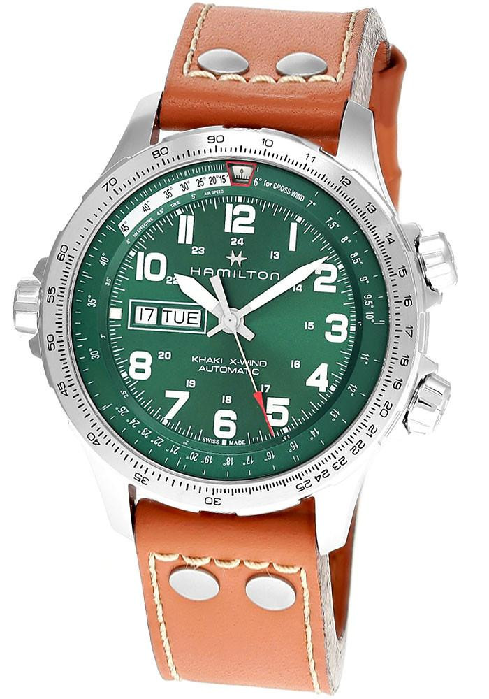 HAMILTON Khaki Field Black Dial BRN Leather QTZ Men's Watch