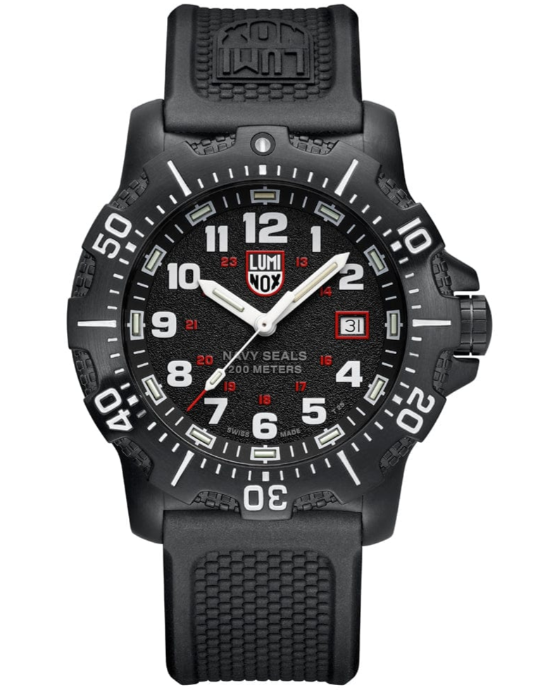 LUMINOX Navy SEAL 4230 Quartz 45MM Black Rubber Men's Watch XS.4231.SET