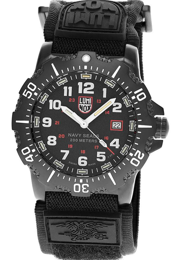 LUMINOX Sport Timer 42MM AUTO Black Leather Men's Watch XS.0921