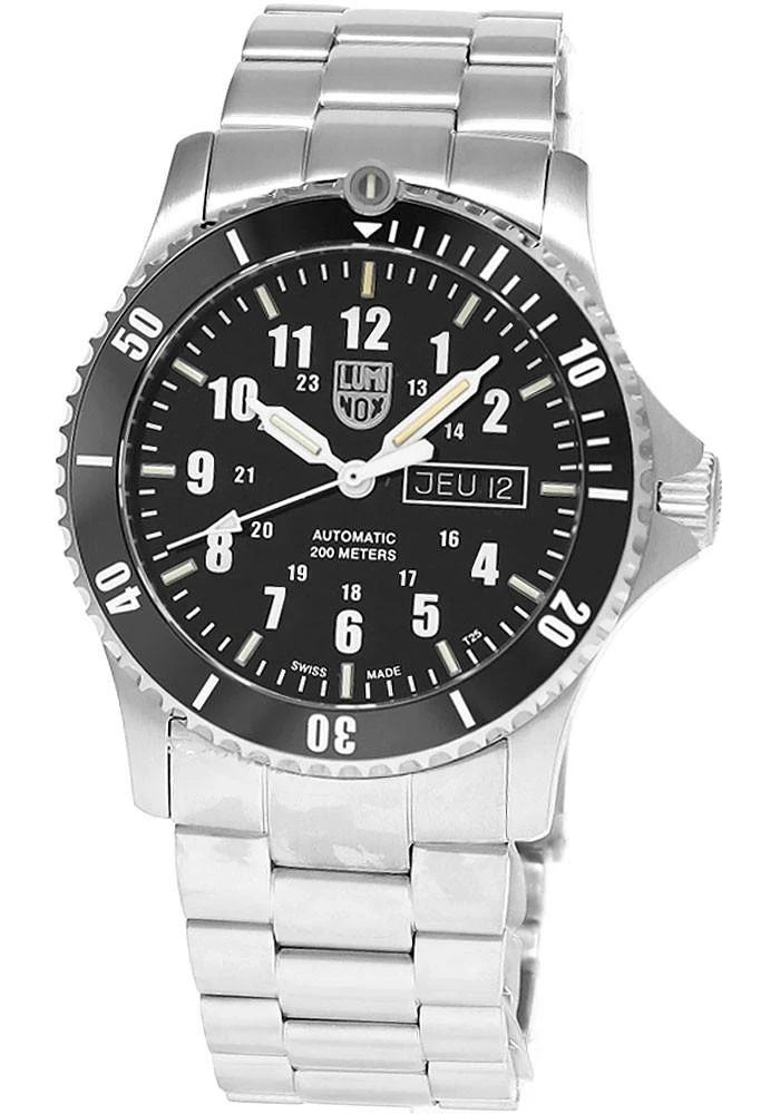 Luminox watches LUMINOX Sport Timer Automatic SS 42MM Black Dial Men's Watch XS.0921.M 