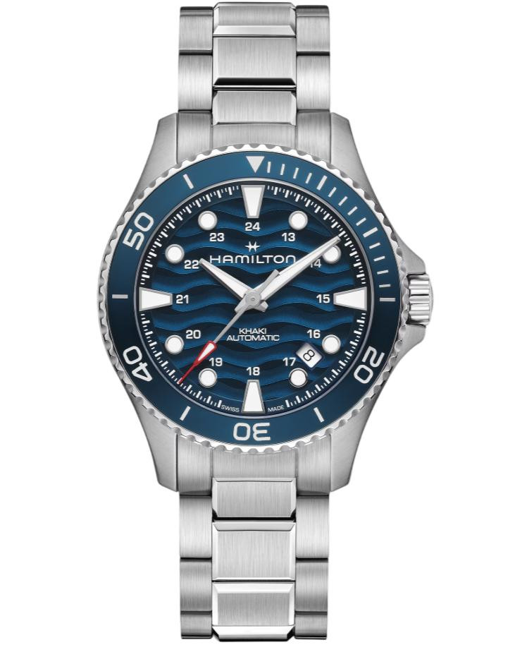 Hamilton watches HAMILTON Khaki Navy Scuba Automatic 40MM Blue Dial SS Men's Watch H82425140 